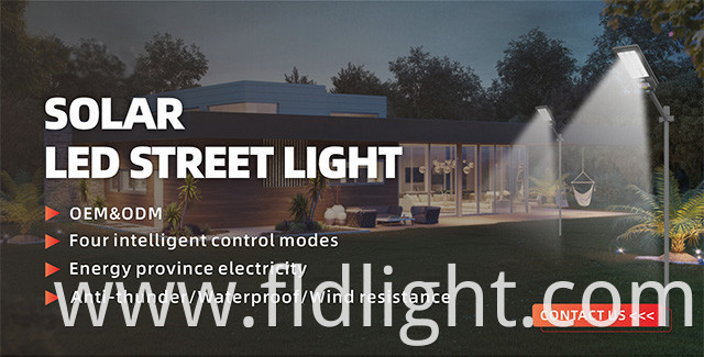 Remote Control Lighting all in one solar street light 